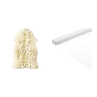STOPP/ULLERSLEV set: sheepskin + anti-slip underlay