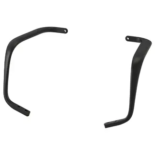 LÅNGFJÄLL pair of armrests, black, Width 15 x Depth 27 x Height 32 cm