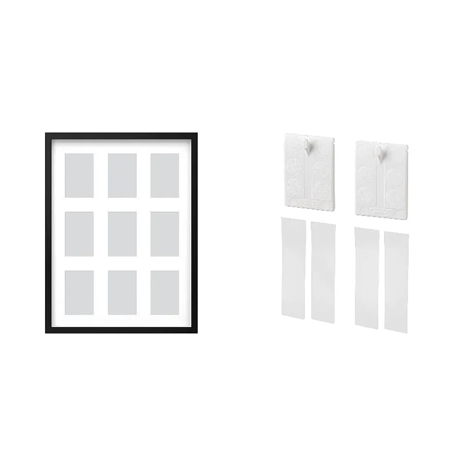 frame + adhesive hook ×2, photo 1