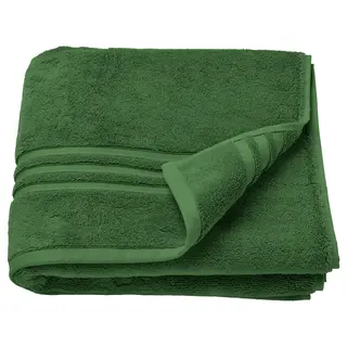 BROKGLIM bath towel, green, Length 140 x Width 70 cm