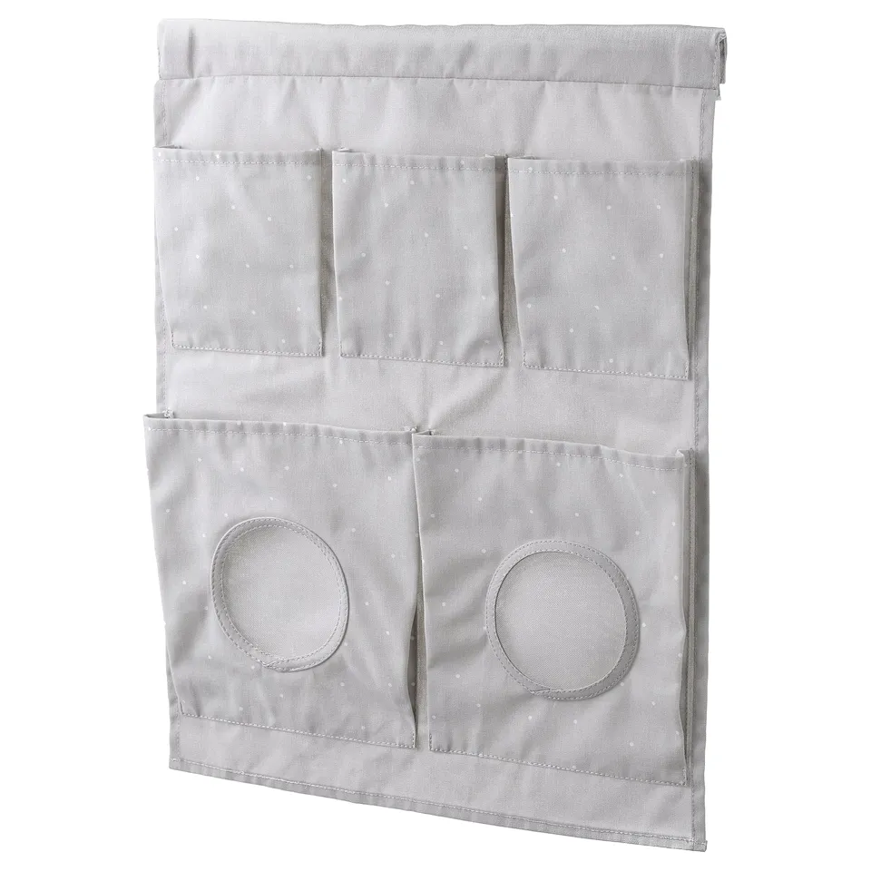 Grey baby items organiser
