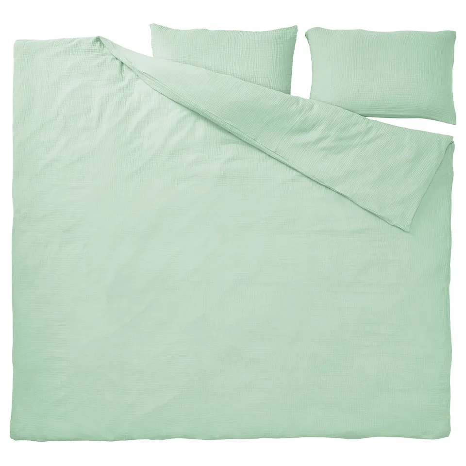 part: SCHERSMIN duvet cover and 2 pillowcases