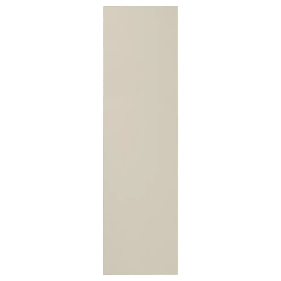 HAVSTORP beige cabinet front, rectangular, smooth acrylic paint finish.