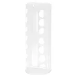 VARIERA plastic bag dispenser, white, Width 16 x Depth 13 x Height 45 cm