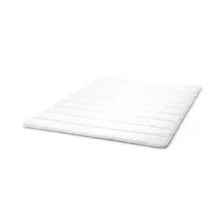 BRUKSVARA mattress pad, white, Length 200 x Width 180 cm