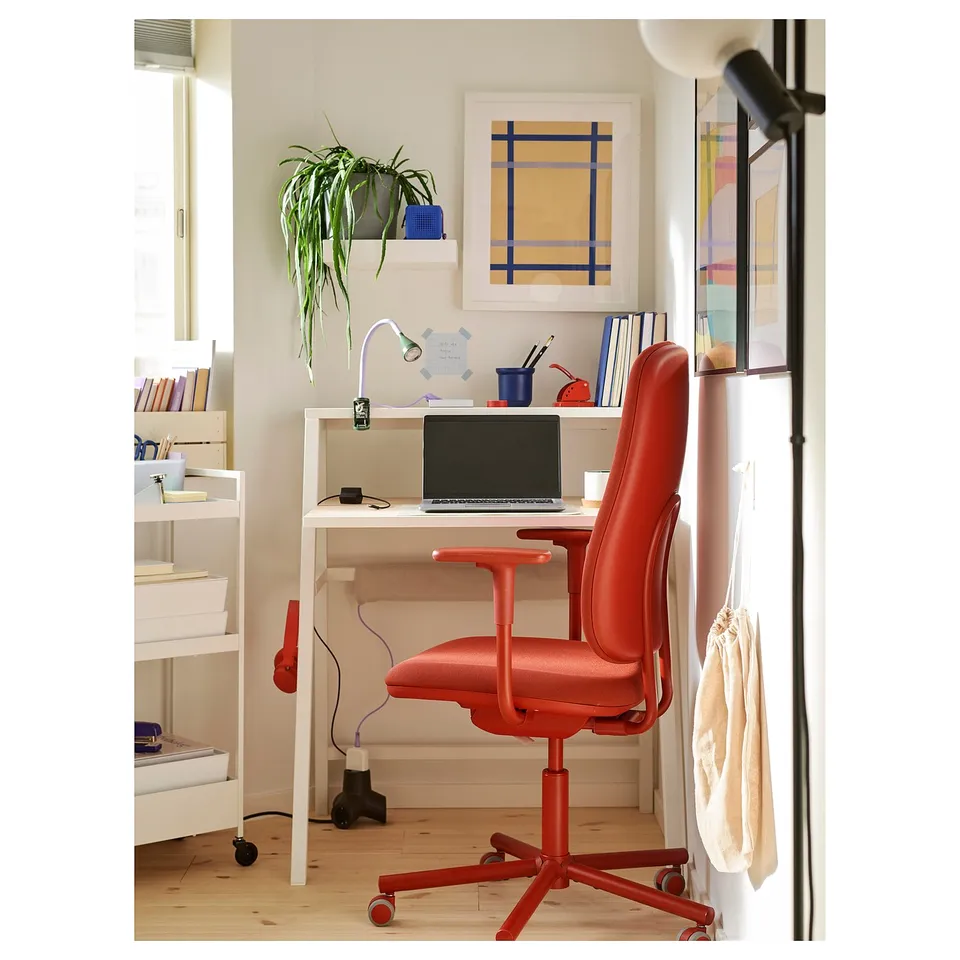 MITTPLAN Desk, white, 80x60 cm