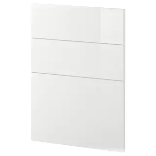 METOD 3 fronts for dishwasher, Ringhult white, 60 cm