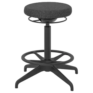 LIDKULLEN active sit/stand support, Gunnared dark grey