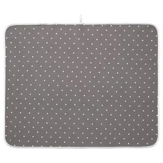 LEN babycare mat, dotted/grey, 90x70 cm