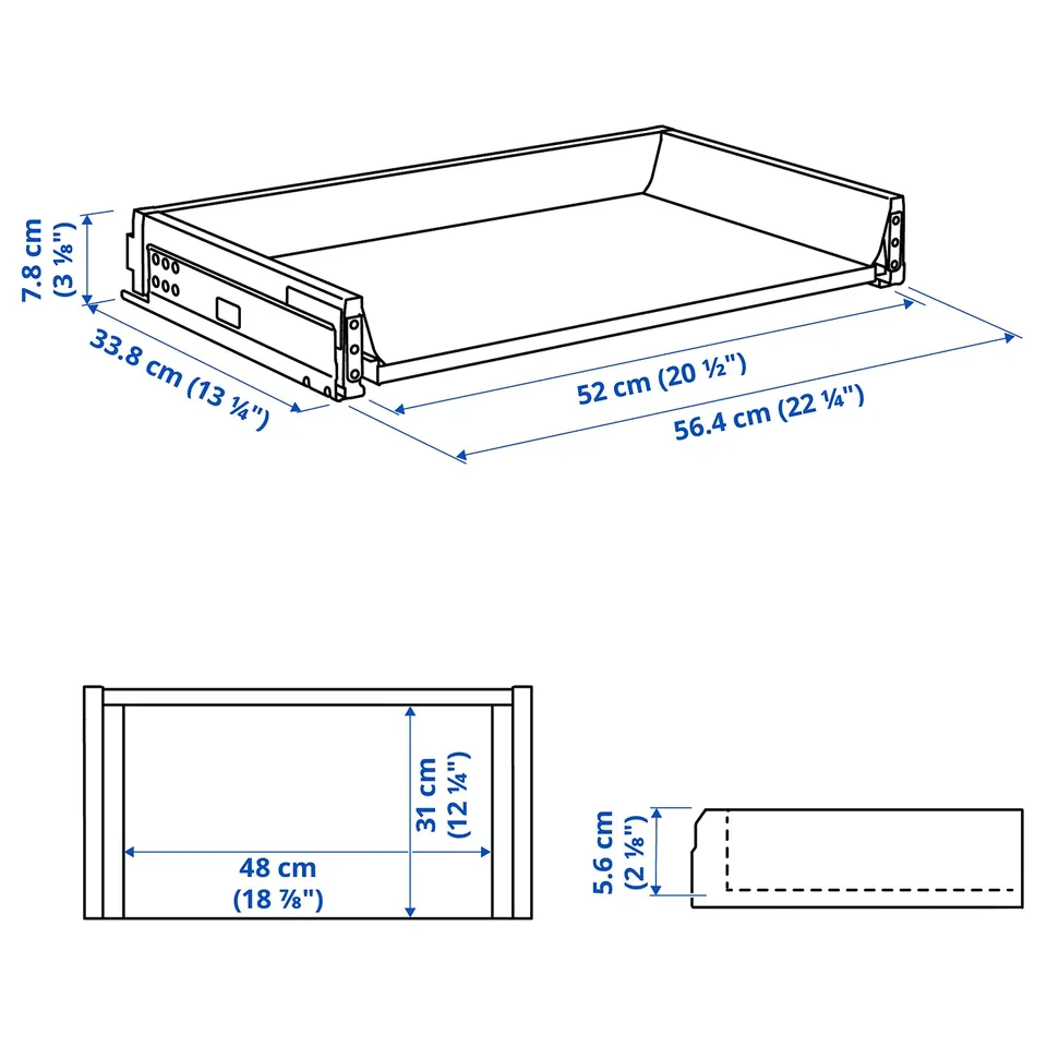 part: MAXIMERA drawer, low