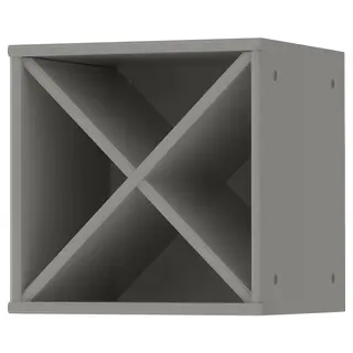 TORNVIKEN shelf, grey, 40x37x40 cm