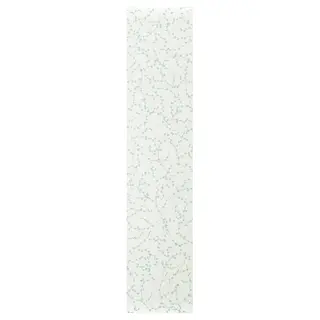 LINNABERG door with hinges, white, 50x195 cm