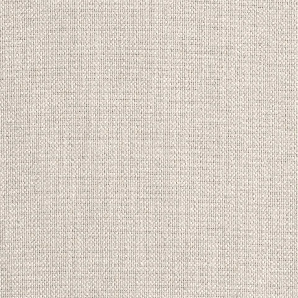Close-up of finely woven, light beige fabric with subtle two-tone texture.