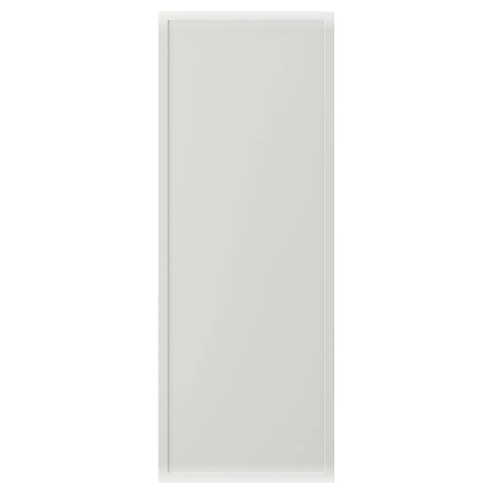ASPUDDEN Door, light grey, 30x80 cm
