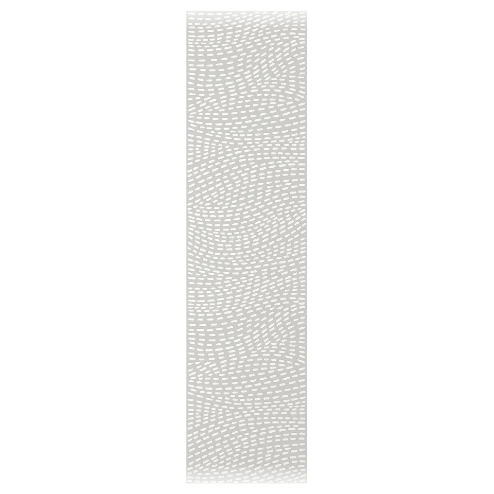 MISTUDDEN door, white, wavy organic pattern, wooden material.