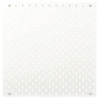 SKÅDIS pegboard, white, 56x56 cm