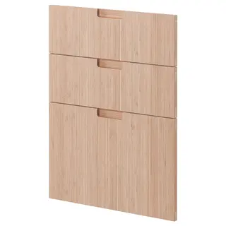 METOD 3 fronts for dishwasher, Fröjered light bamboo, 60 cm