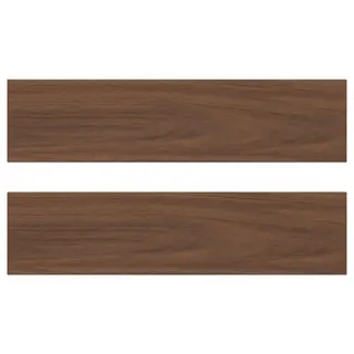 ENKÖPING drawer front, brown walnut effect, Width 39.7 x Height 9.7 cm