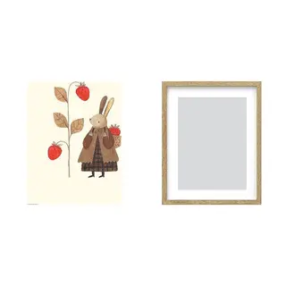 BILD/RÖDALM set: poster + frame