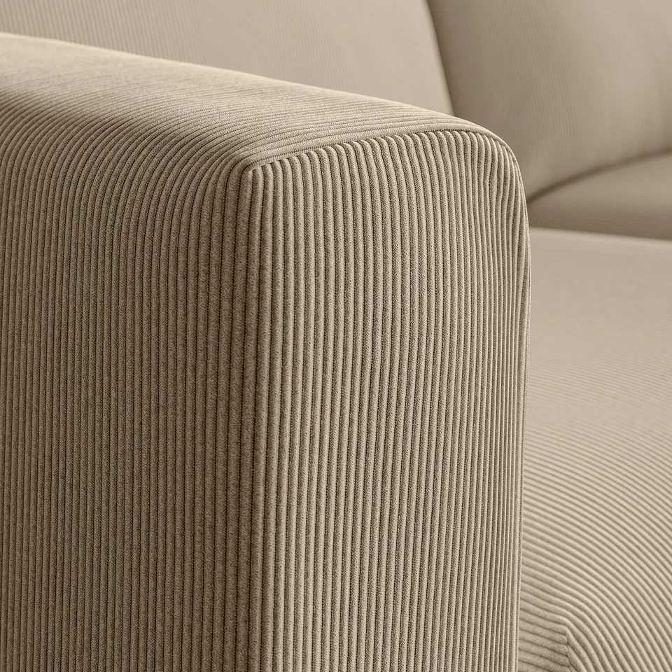 VIMLE 3-seat sofa, with chaise longue/Kelinge beige