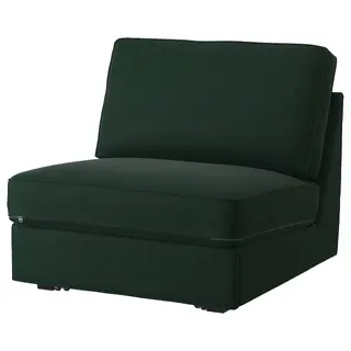 KIVIK 1-seat sofa-bed, Tallmyra dark green, Height 86 x Depth 97 x Width 90 cm
