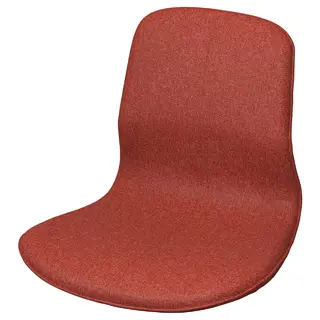 LÅNGFJÄLL seat shell, Gunnared red-orange, Width 54 x Depth 52 x Height 48 cm