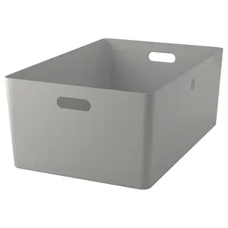 KUGGIS box, light grey, 37x54x21 cm