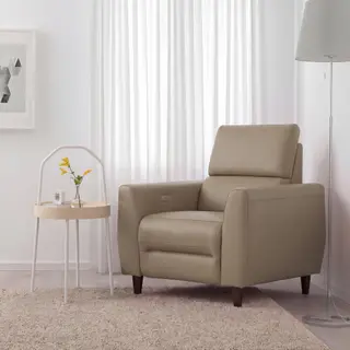 RULLERUM/BURVIK Recliner, electric/Side table