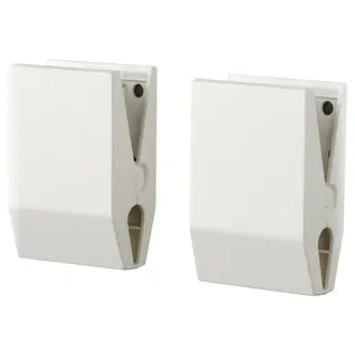 TOTEBO clip with magnet, white, Width 4.5 x Depth 3 x Height 7 cm