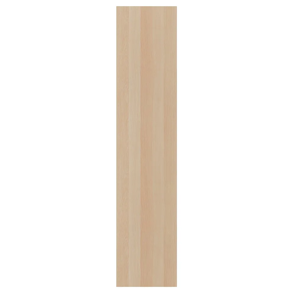 FORSAND: light wood-colored, rectangular door with smooth grain texture.