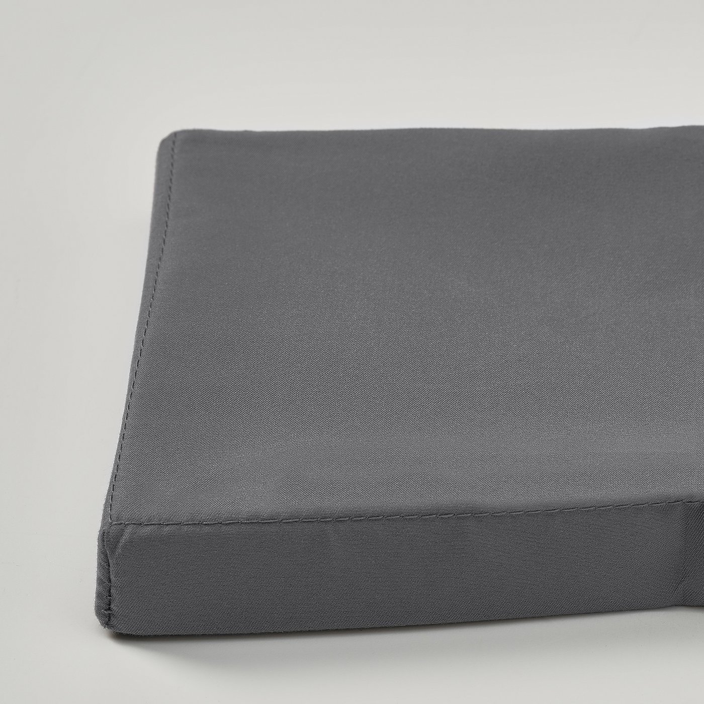 DRÖNA Lid, dark grey textile, 26x19 cm
