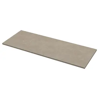 EKBACKEN worktop, grey-beige stone effect/laminate, 246x2.8 cm