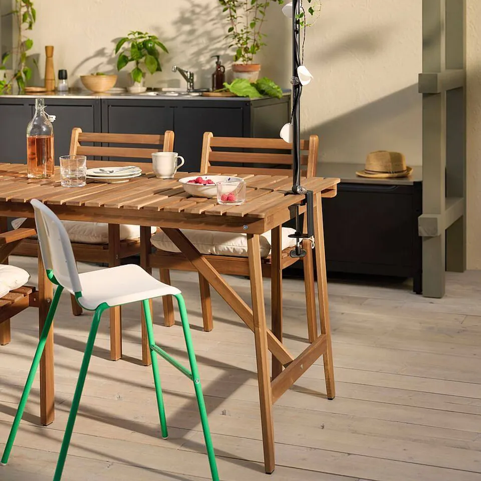 part: ASKHOLMEN chair with armrests, outdoor
