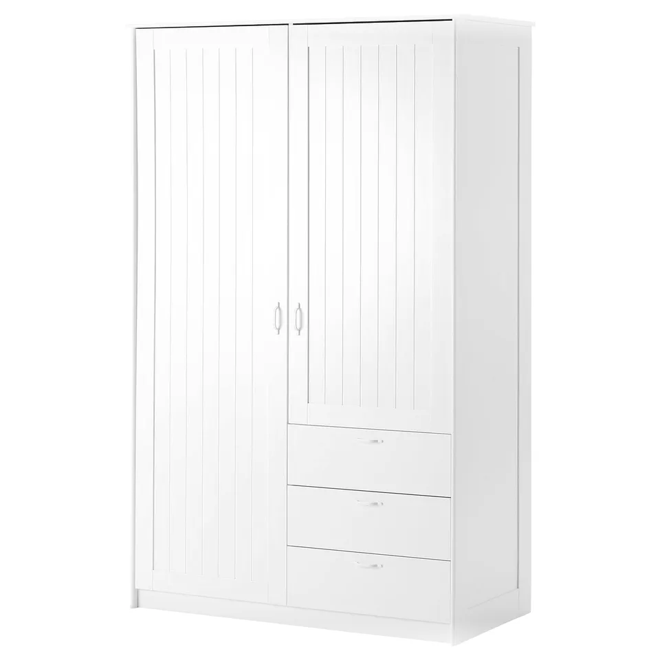 part: MUSKEN wardrobe with 2 doors+3 drawers