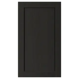 LERHYTTAN door, black stained, Width 39.7 x Height 69.7 cm
