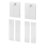 ALFTA adhesive hook for frame, white, Width 4.5 x Height 8 cm