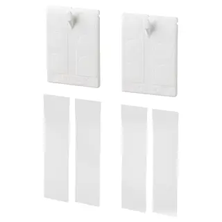 ALFTA adhesive hook for frame, white, Width 4.5 x Height 8 cm