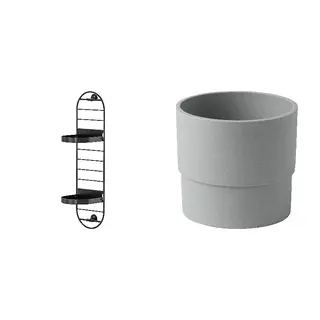plant stand + pot set: wall mounted plant stand + plant pot