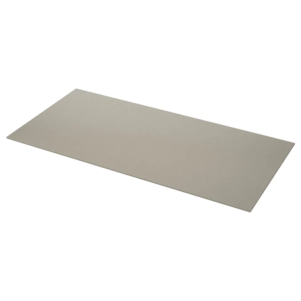 LOCKEBO Custom made worktop, beige stone effect/glass composite, 1 m²x2.0 cm