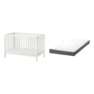 DRÖMMANDE/GULLIVER set: cot + pocket spring mattress for cot