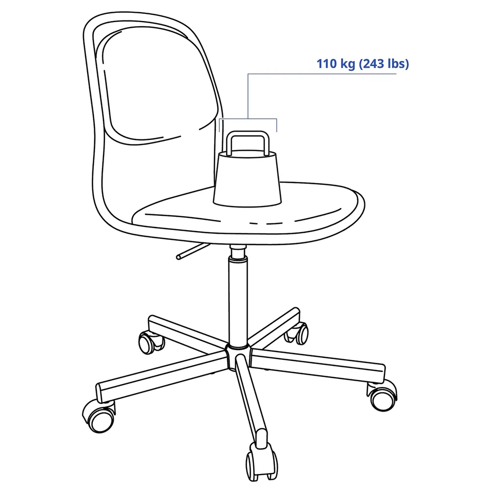 part: ÖRFJÄLL swivel chair