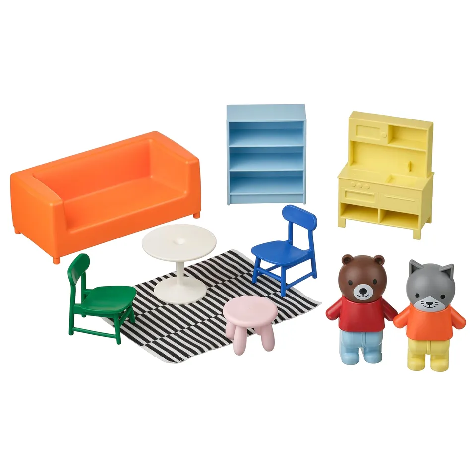 part: HUSET dollhouse furniture and figures