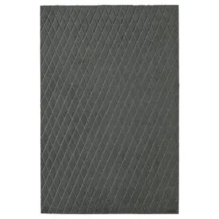 ÖSTERILD door mat, indoor, dark grey, 40x60 cm