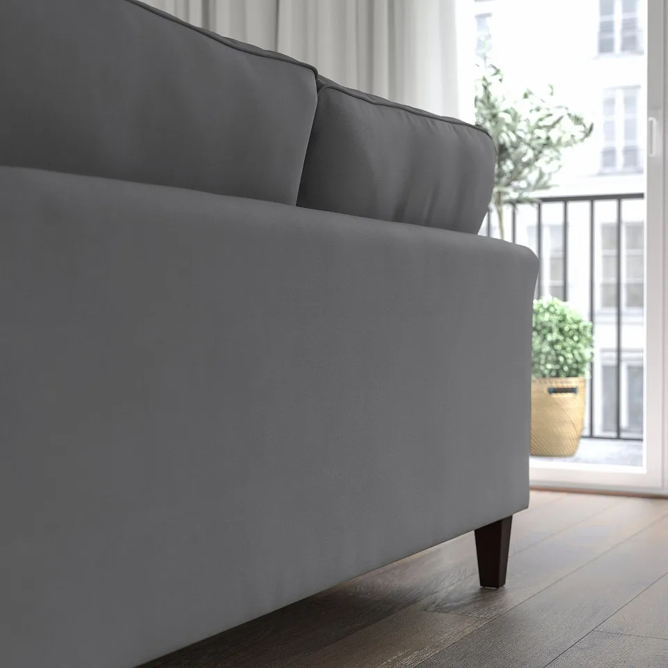 Modernity, comfort, and support: advanced pocket spring seating on stylish sofa