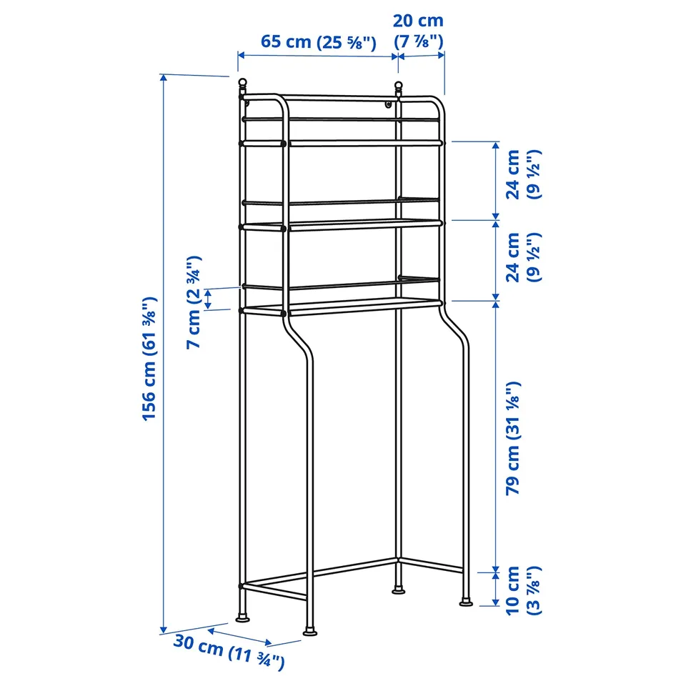 Illustration with measurements for the product: FRÖSJÖN.