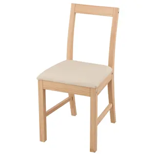 PINNTORP chair, light brown stained/Katorp natural, Width 41 x Depth 49 x Height 83 cm