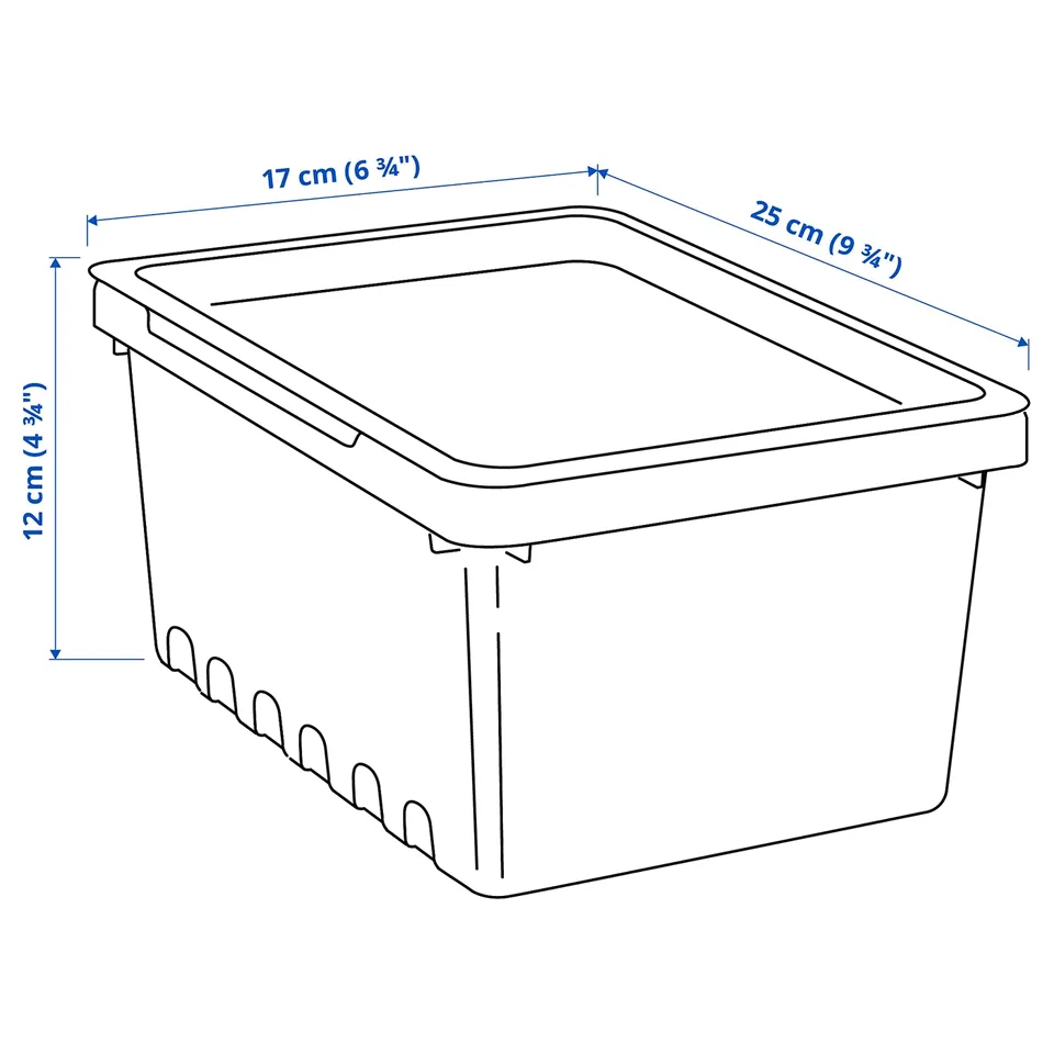 Illustration with measurements for the product: UPPSNOFSAD.