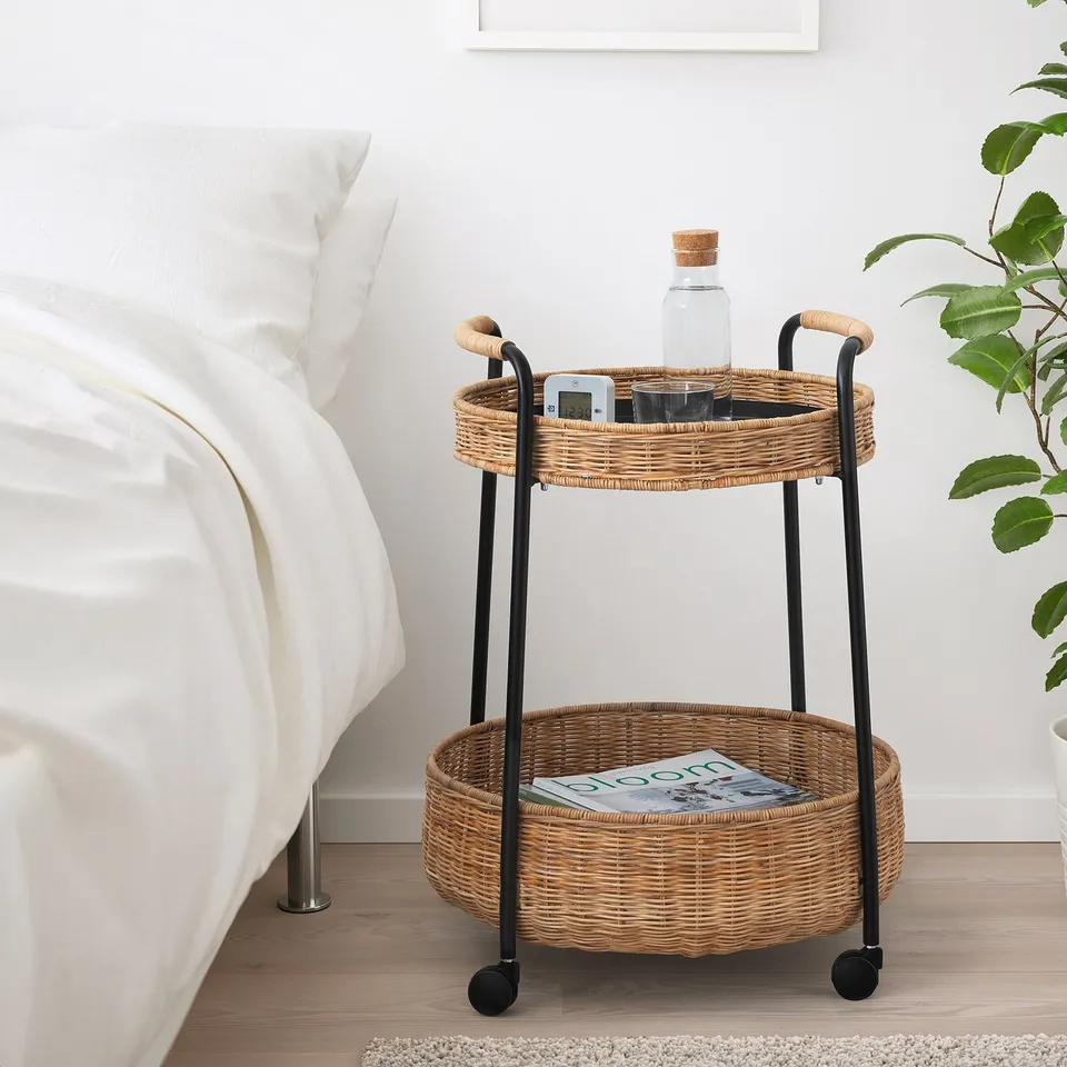 part: LUBBAN trolley table with storage