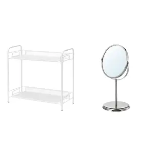 TEVALEN/TRENSUM set: storage unit + mirror