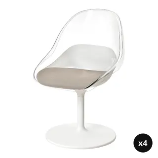 BALTSAR set: swivel chair x4